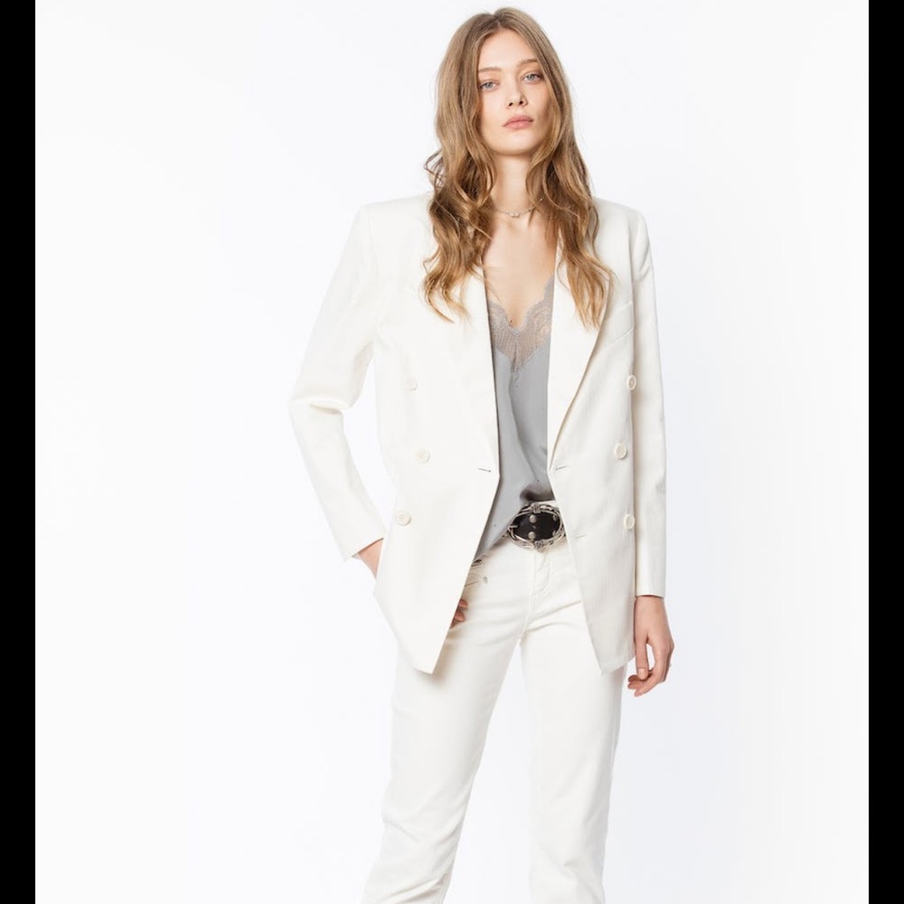 NWOT Zadig & Voltaire VINA COTON BLAZER